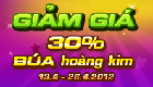 Giảm giá 30% Búa hoàng kim