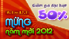 Giảm giá đặc biệt mừng năm mới