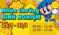 Nhận thưởng kinh nghiệm