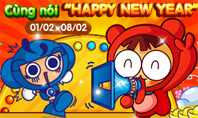 N&agrave;o c&ugrave;ng n&oacute;i HAPPY NEW YEAR