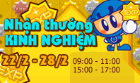 Nhận thưởng kinh nghiệm