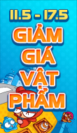 Giảm gi&aacute; vật phẩm 10%