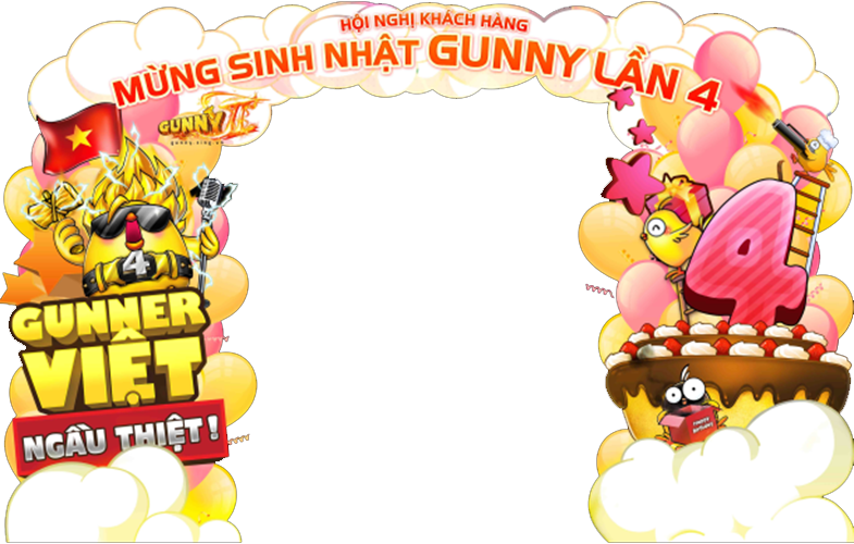 Gunny sinh nhật lần 4