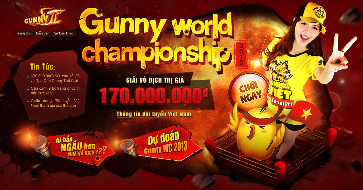 Dự đoán Gunny World Championship 2013