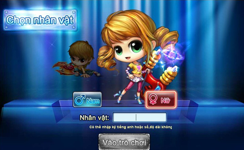 Tạo nhân vật