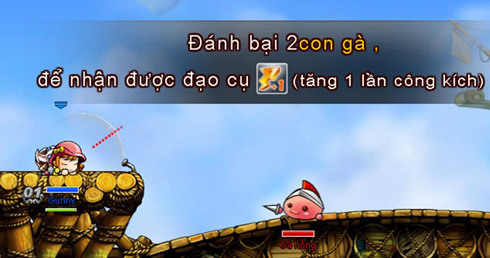 Đánh bại 2 Gà hồng hồng
