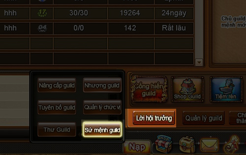 Lời hội trưởng