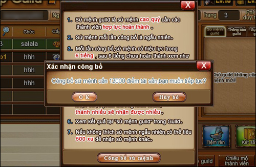 Xác nhận Sứ mệnh Guild