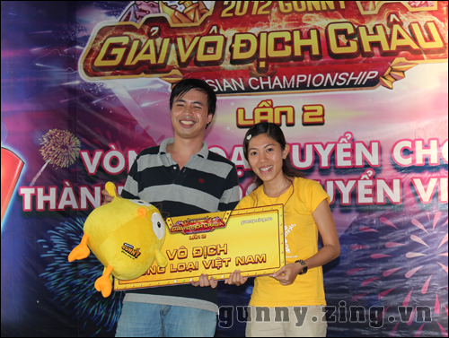 BTC trao giải vô địch cá nhân vòng loại Việt nam