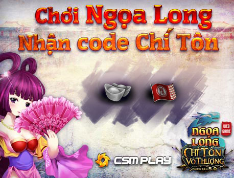 Chơi Ngọa Long - Nhận Code Ch&iacute; T&ocirc;n, C&aacute;c th&agrave;nh chủ đ&atilde; tham gia chưa?