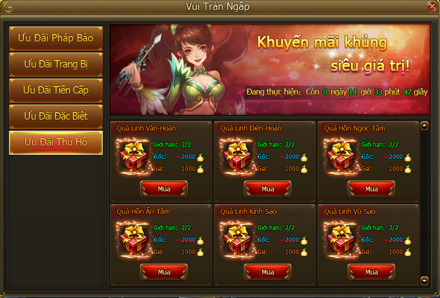 Webgame Huyền Huyễn Bách Chiến Vô Song