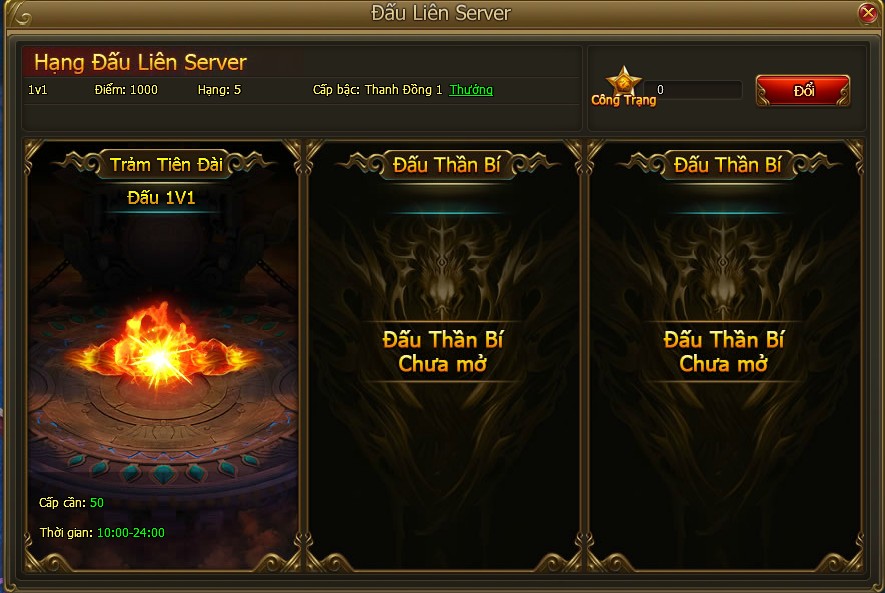 Webgame Tiên hiệp Bách Chiến Vô Song - Máy chủ Bách Chiến 1 Webgame Tiên hiệp Bách Chiến Vô Song - Khai Mở máy chủ Bách Chiến
