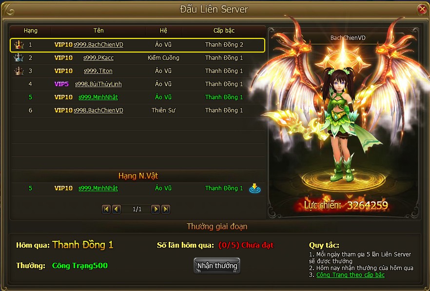 Webgame Tiên hiệp Bách Chiến Vô Song - Máy chủ Bách Chiến 1 Webgame Tiên hiệp Bách Chiến Vô Song - Khai Mở máy chủ Bách Chiến