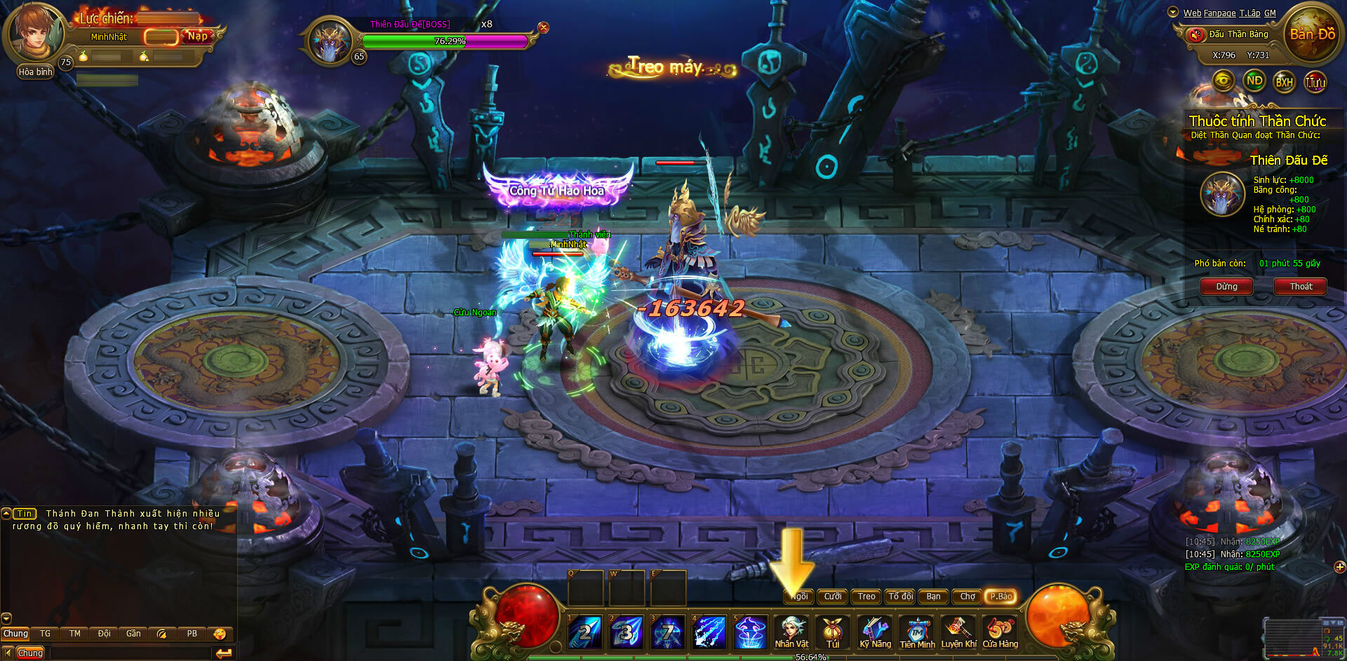 Webgame Tiên hiệp Bách Chiến Vô Song - Máy chủ Bách Chiến 1 Webgame Tiên hiệp Bách Chiến Vô Song - Khai Mở máy chủ Bách Chiến