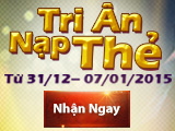 Tri Ân Nạp Thẻ