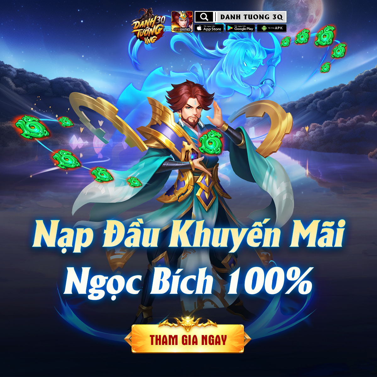 NẠP ĐẦU KHUYẾN MÃI 100% NGỌC BÍCH (30/07)