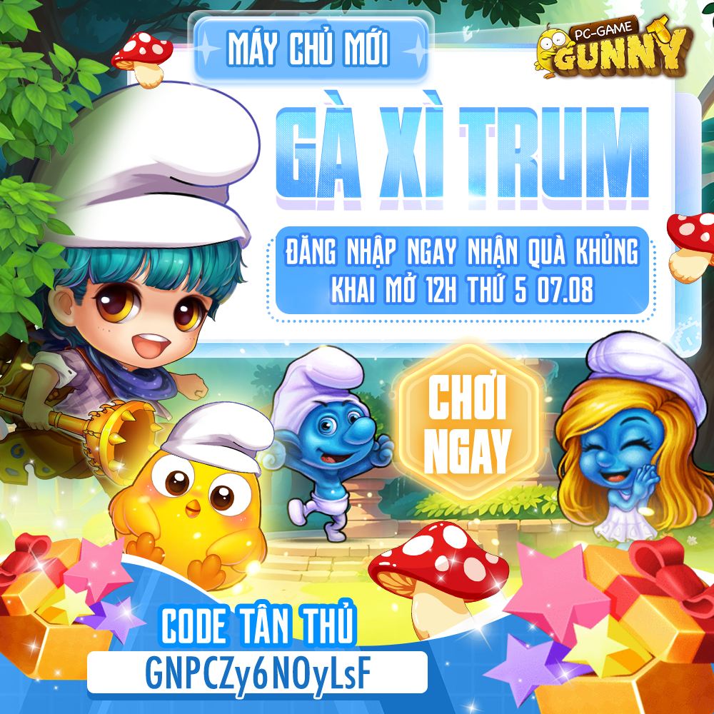 Sự kiện máy chủ mới: Gà Xì Trum