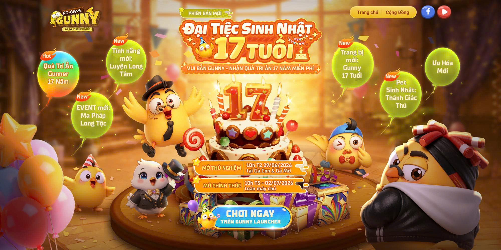PBM: Đại Tiệc Sinh Nhật 17 Tuổi