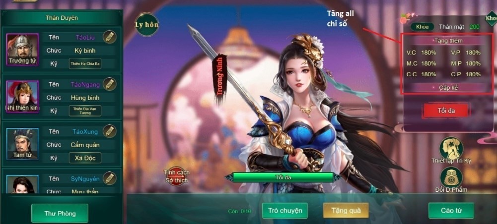 Quan Ấn - giao diện