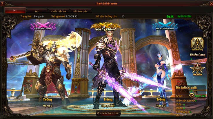 Hắc Ám Chi Quang - Liên Server 1vs1 Hắc Ám Chi Quang - Liên Server 1vs1
