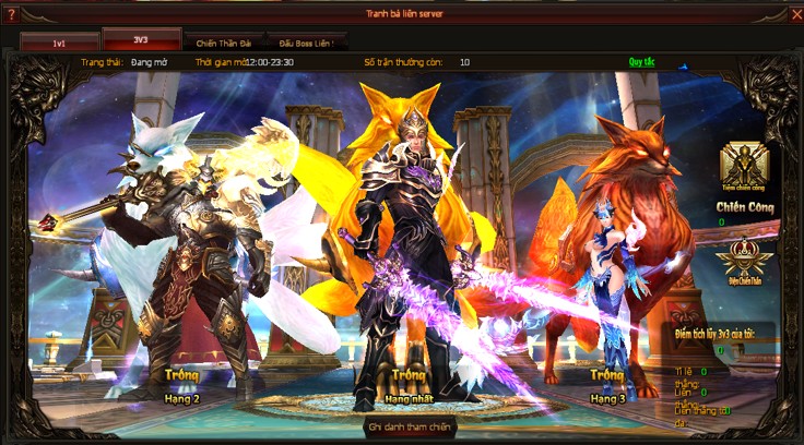 Hắc Ám Chi Quang - Liên Server 3vs3 Hắc Ám Chi Quang - Liên Server 3vs3
