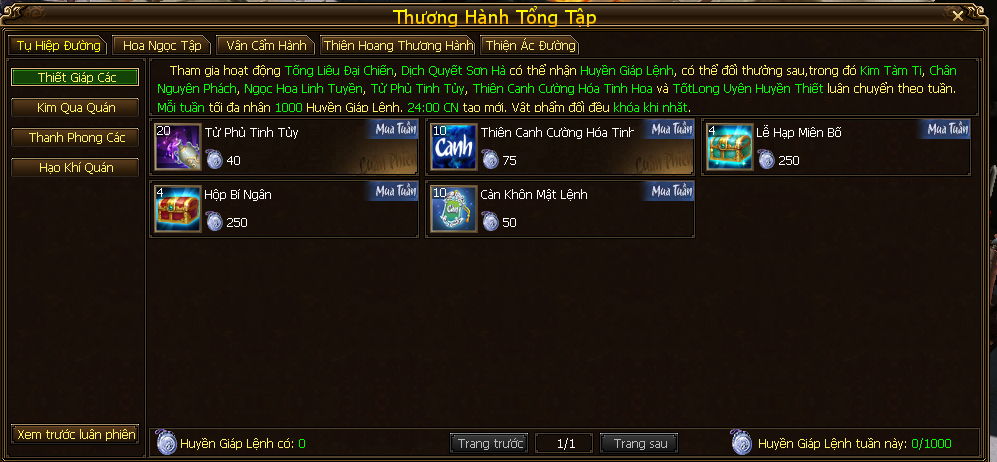 Thương Hành Tổng Tập