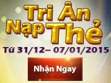 Tri Ân Nạp Thẻ