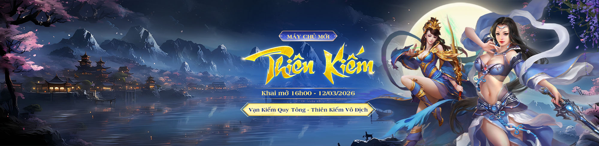 Máy chủ mới Thiên Kiếm - cụm Kiếm Hội