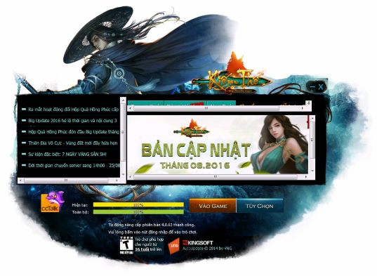 Kiếm Thế - Hướng dẫn cài đặt, tham gia máy chủ thử nghiệm