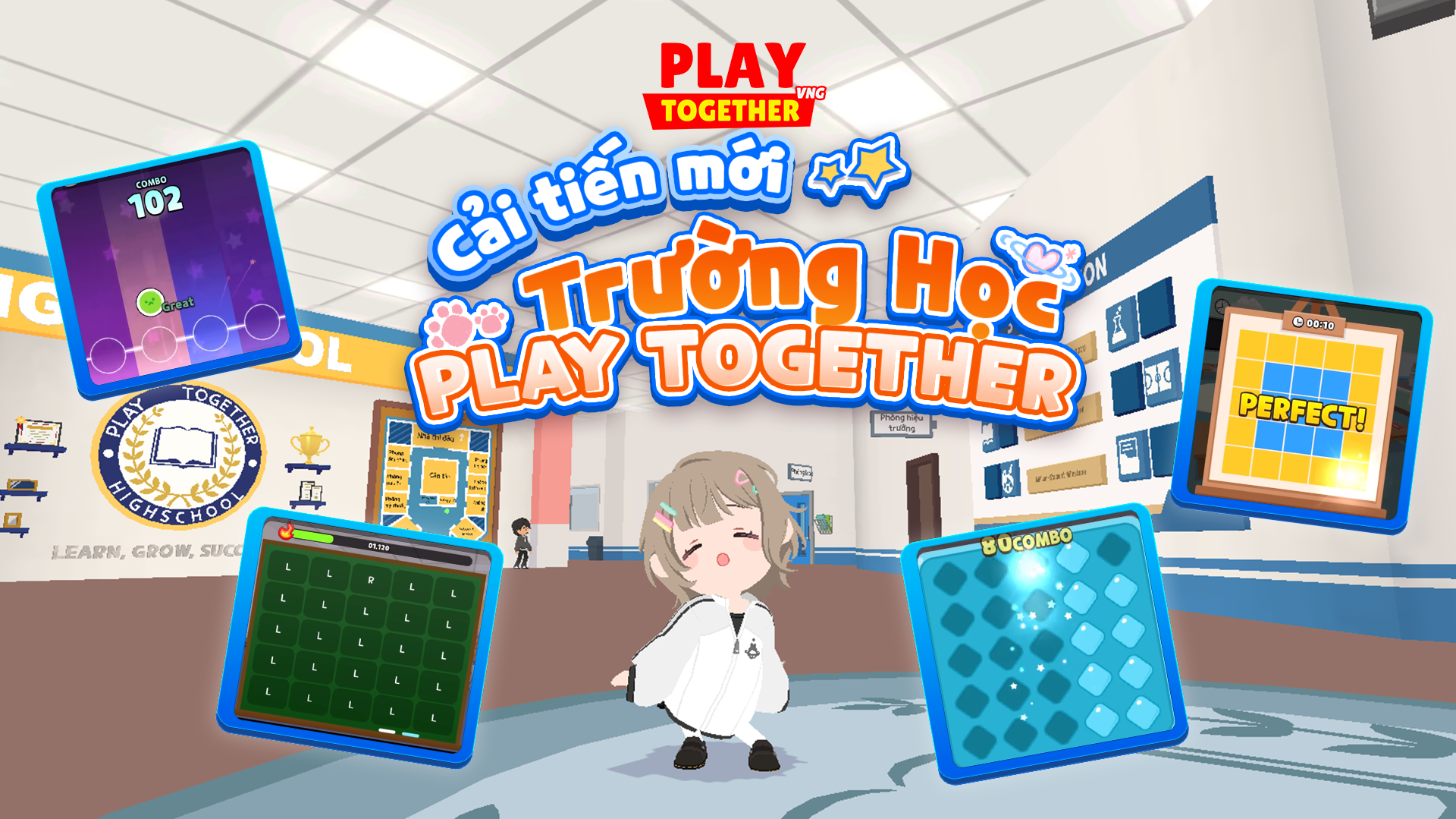 TRƯỜNG HỌC ĐẢO KAIA CÓ 4 LỚP HỌC MỚI?! - BẢN CẬP NHẬT MỚI PLAY TOGETHER