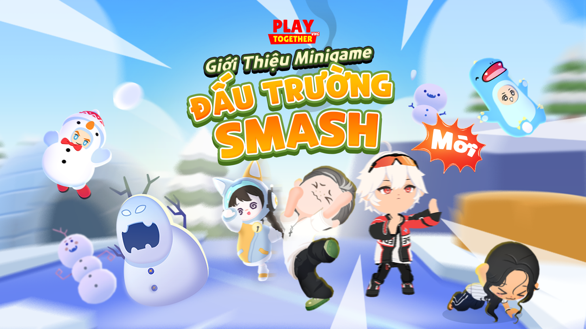 GIỚI THIỆU TRÒ CHƠI MỚI ĐẤU TRƯỜNG SMASH TẠI PLAZA 
