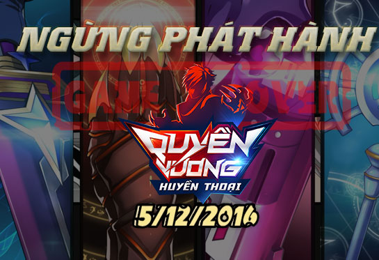 THÔNG CÁO- NGỪNG PHÁT HÀNH GAME THÔNG CÁO- NGỪNG PHÁT HÀNH GAME