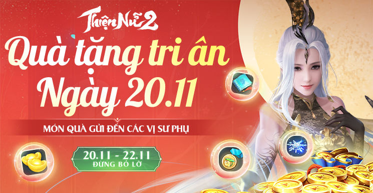 Tin Tức Game :quà Tặng Tri Ân 20.11