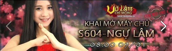 Webgame nhập vai Võ Lâm Chi Mộng - Máy Chủ Mới