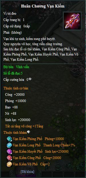 Webgame nhập vai Võ Lâm Chi Mộng - Bộ Huân Chương Bạch Long