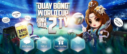 Webgame Nhập Vai Võ Lâm Chi Mộng - Quay Bóng WorldCup  