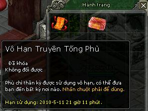 túi tân thủ