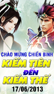 Ch&agrave;o mừng chiến binh Kiếm Ti&ecirc;n đến Kiếm Thế