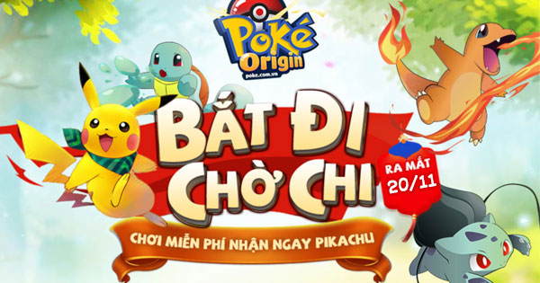 Poke Origin Bắt đi Chờ Chi Webgame Pokemon Chơi Trên Mọi