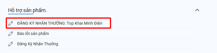 Đăng ký nhận thưởng