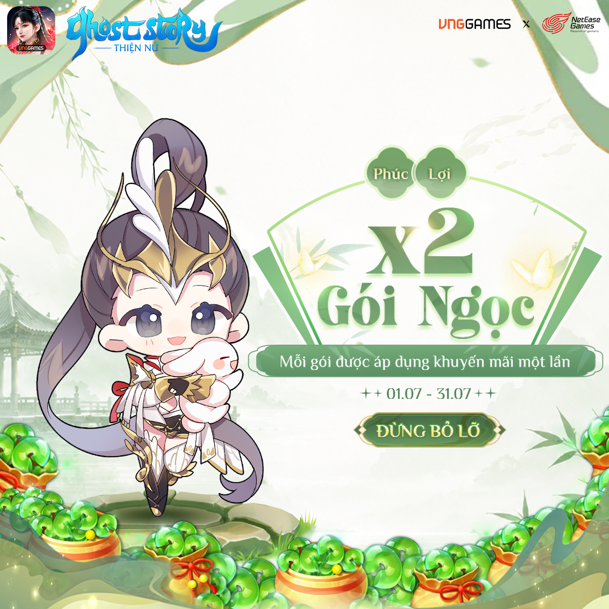 Phúc Lợi X2 Gói Ngọc | Tháng 7