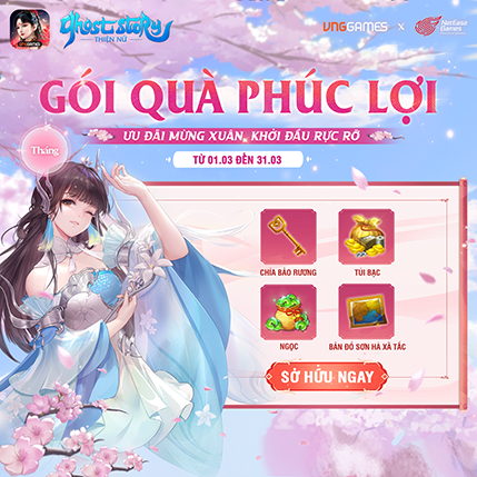 Gói Quà Phúc Lợi - Giới Hạn Tháng | Tháng 03