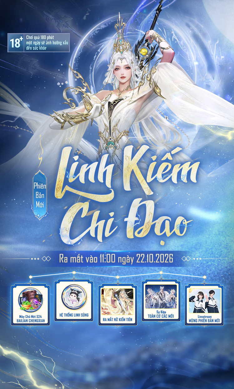 Bảo Trì Cập Nhật Phiên Bản Mới - Linh Kiếm Chi Đạo | 07:00 - 11:00 22.10.2026