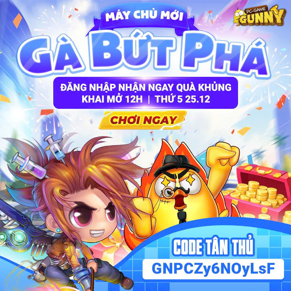 Sự kiện máy chủ mới: Gà Bứt Phá