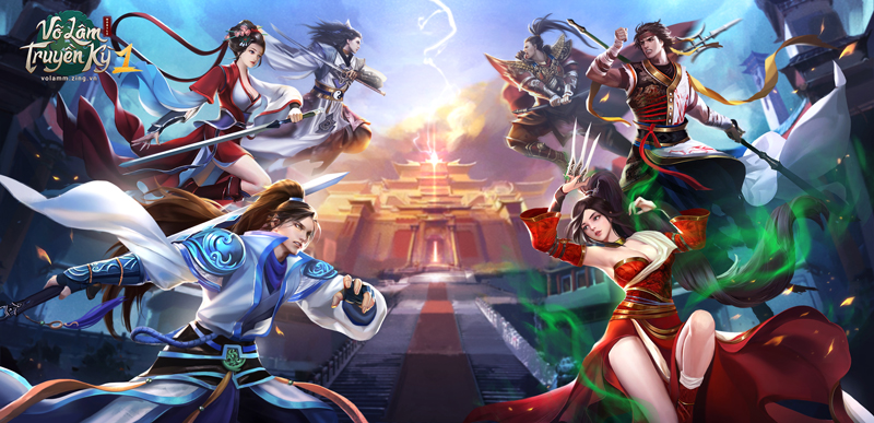 Hinh nen dep game Vo Lam  Tai hinh nen chat luong cao game Vo Lam Truyen Ky