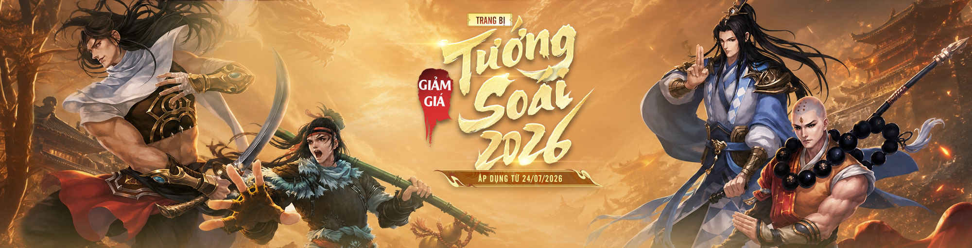 Giảm giá nâng cấp Tướng Soái 2026