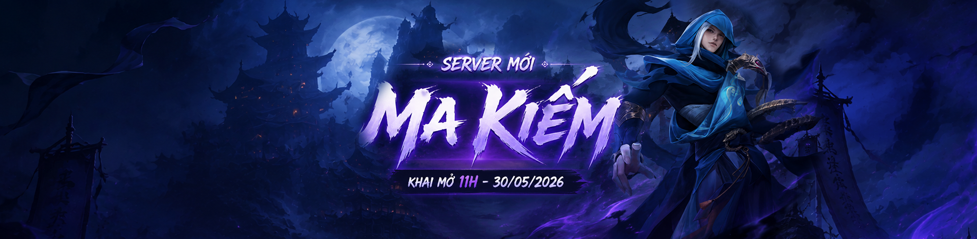 Máy chủ mới Ma Kiếm - cụm Kiếm Hội