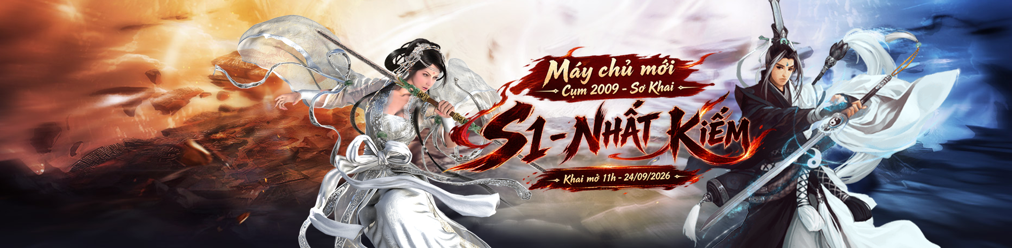 Máy chủ mới S1 - Nhất Kiếm - Cụm 2009 Sơ Khai