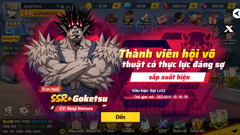 Chiêu mộ hạn giờ SSR+ [Cực Hạn] Goketsu (30/04):Game mobile bản quyền ...