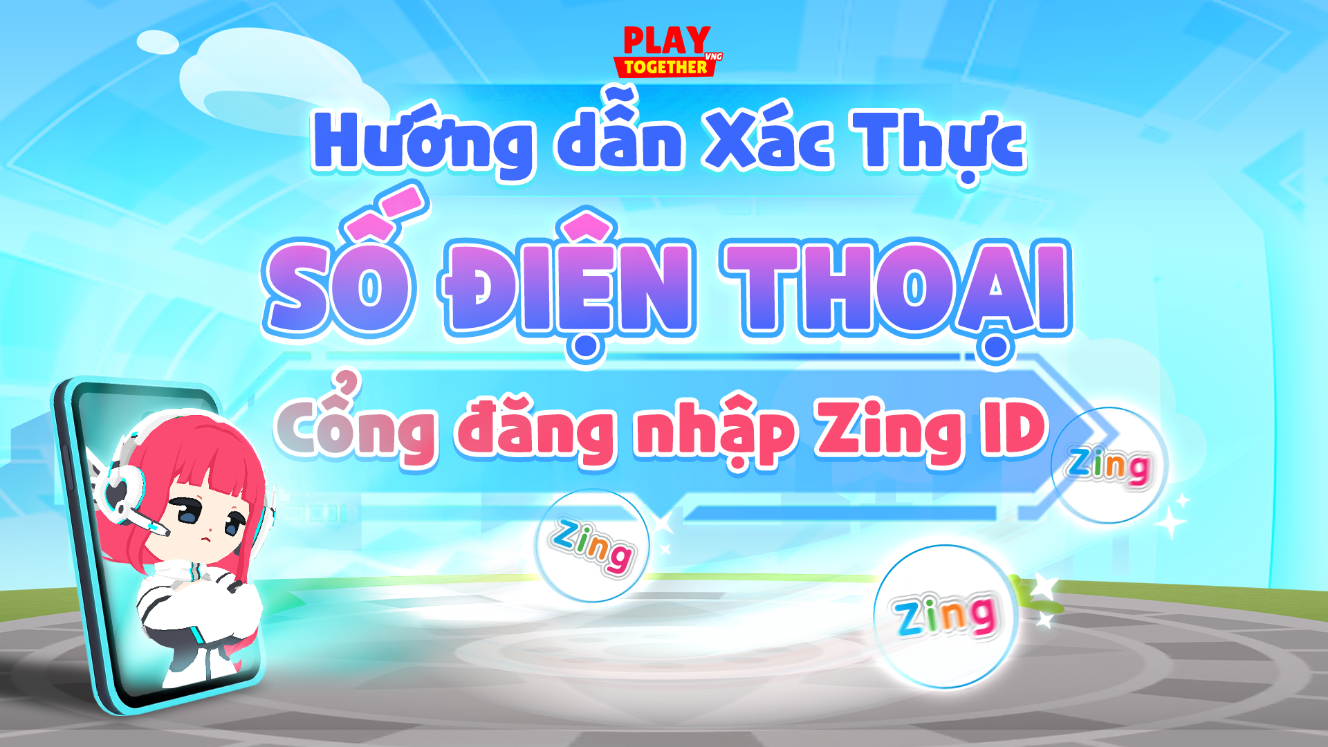 Hướng dẫn xác thực số điện thoại - Cổng đăng nhập Zing ID